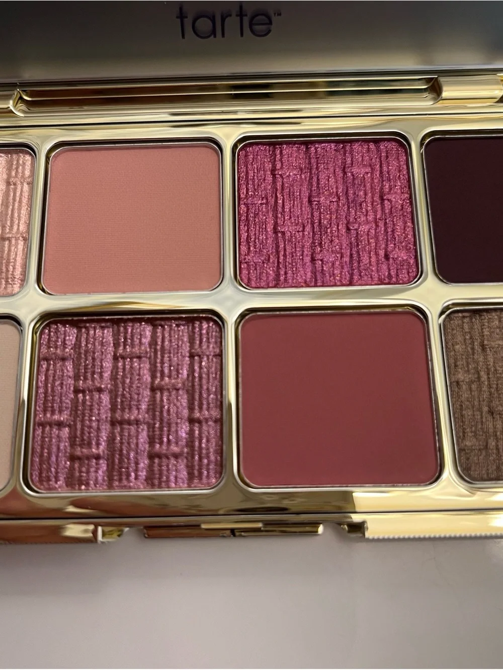Tarte Elegance Metallic Gold Woven Eye & Face Palette Brand new never used